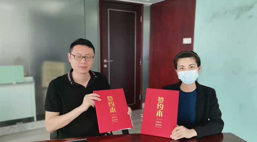 祝賀！金環(huán)電器與寧波某品牌電商客戶再次合作，簽約成功！
